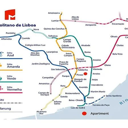 Appartement Saldanha Lissabon